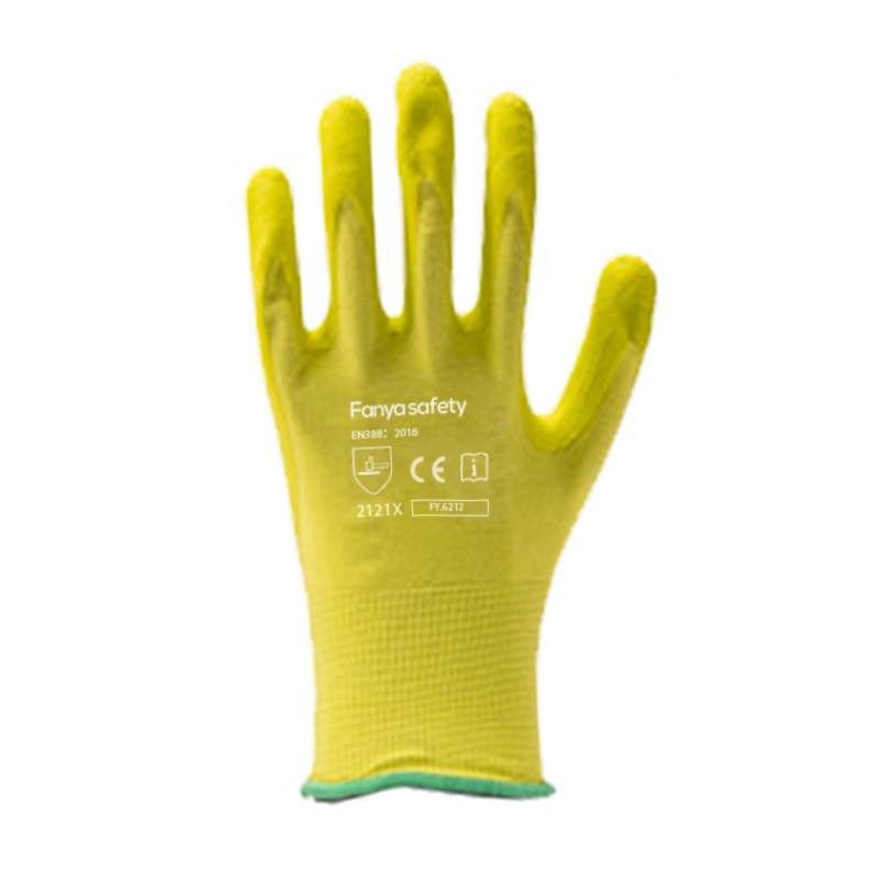 13G polyester med skumlatexbeläggning 13G polyester med skumlatexbeläggning