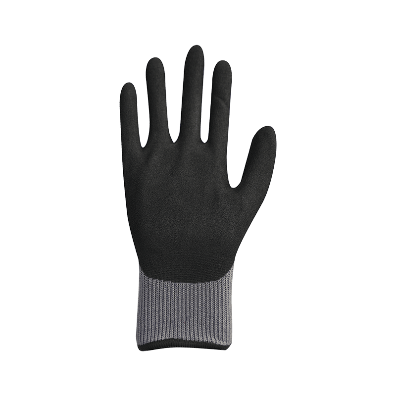 15G nylon/spandex foder med sandig nitrilbeläggning