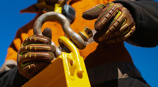 Vilka arbetshandskar har du på dig?